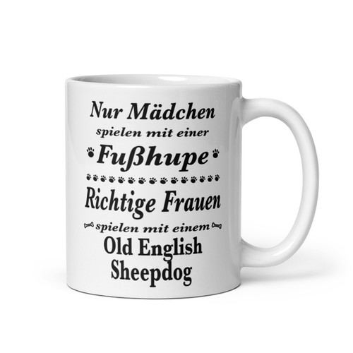 Old english sheepdog tasse - old,