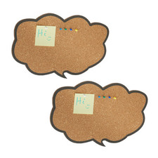 Korkpinnwand Pinnwand Korkwand Memoboard Büropinnwand Korktafel 2er Set mit Pins