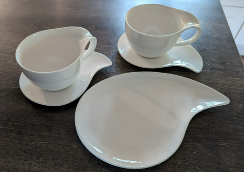 Cappuccinotassen mit teller - cappuccinotassen,