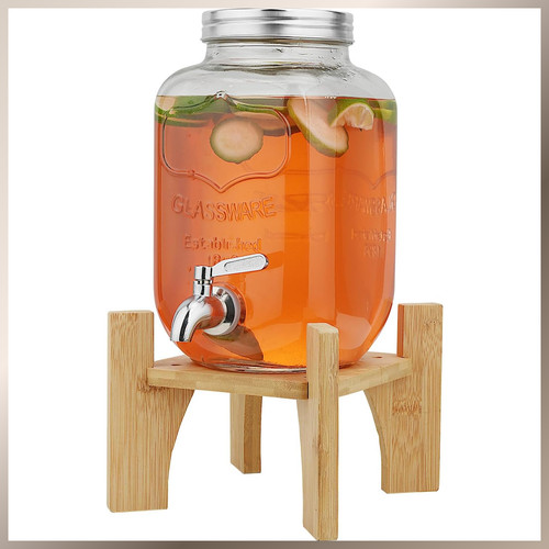 Glas getränkespender mit - 4l,