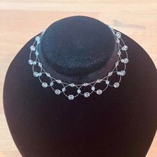 VINTAGE CHOKER KETTE von ROBERT ROSE  - NEW OLD STOCK - NY - 90ER JAHRE