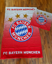 FC BAYERN MÜNCHEN Bettwäsche-Set 2-teilig 135 x 200 cm / neuwertiger Zustand!