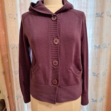 Cashmere Kapuzenjacke Lila