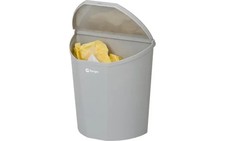 Berger Abfalleimer 6 Liter grau Campingzubehör Wohnmobil Outdoor, B-Ware