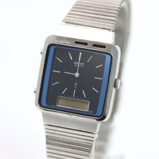 Seiko blaues Zifferblatt