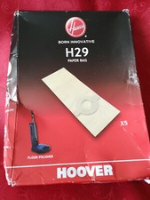 1x Original Hoover H29 Floor Polisher 5 Stück Staubsaugerbeutel - Nr.:  09178369