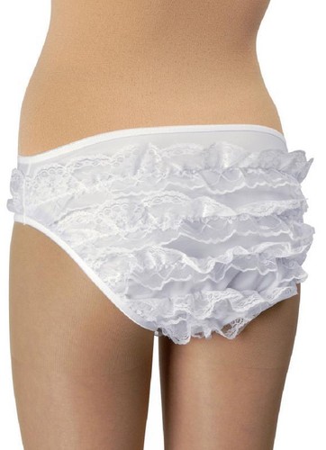 Spitzen rüschen hose - spitzen,