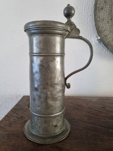Großer antiker zinnkrug von - antiker,