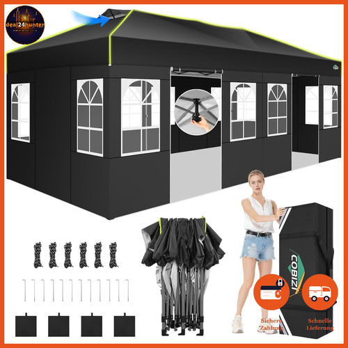 Faltpavillon 3x6 wasserdicht - faltpavillon,
