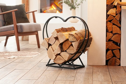 Kaminholz regal herz - kaminholz-regal, "herz"