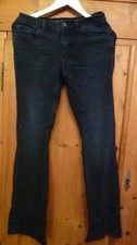 C&A Bootcut Jeans dunkelblau marine blau S 36 stretch