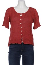 Maas Strickjacke Damen Cardigan Jacke Gr. L Baumwolle Rot #exa3cld