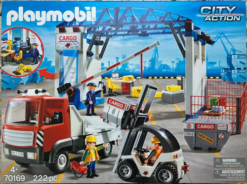 Playmobil 70169 cargohalle - playmobil,
