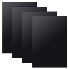 4 Blatt Schwarze ABS-Kunststoffplatte 30x20 cm ABS-Kunststoffplatten 1 mm Dicke 