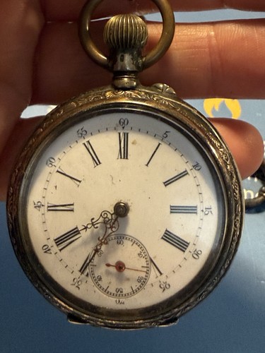 Antike 800 silber - antike, taschenuhr