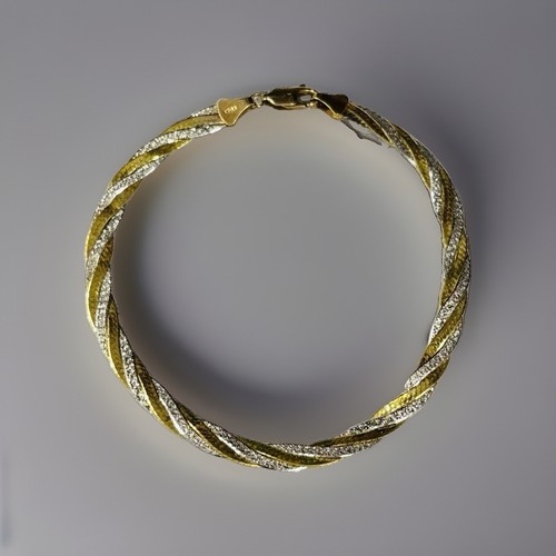 333 8kt bicolor armband - ,