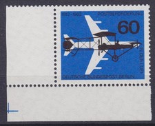 Berlin 1962 - Gelber Hund Michel Nr. 230 ** postfrischer Eckrand mit Passerkreuz