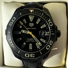 Armbanduhr TAG Heuer Aquaracer 300M WAY208C Calibre 5 Titan/Keramik Automatik 