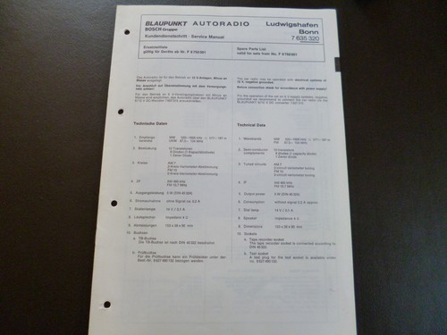 Original service manual - original,
