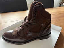 GIVENCHY - Winterstiefeletten Gr. 45  mit Ponyfell Details - Leder -  wie neu