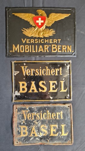 Blechschilder von - 3,