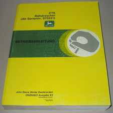 Betriebsanleitung John Deere