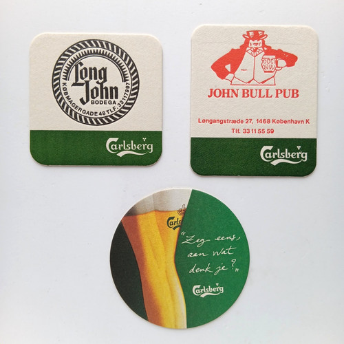 Bierdeckel carlsberg - bierdeckel,