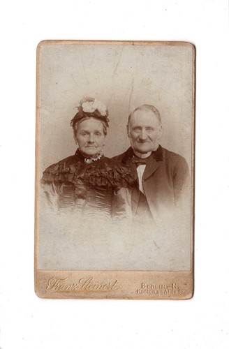 Cdv foto feines paar berlin - cdv,