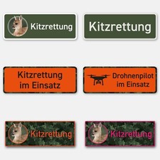 Magnetschild kitzrettung - magnetschild, im