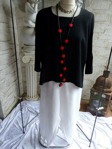 3175 xadoo leinenshirt schwarz - 3175,