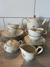 Kaffeeservice, Teeservice, Mitterteich Bavaria Goldrand, Vintage, 60 Jahre