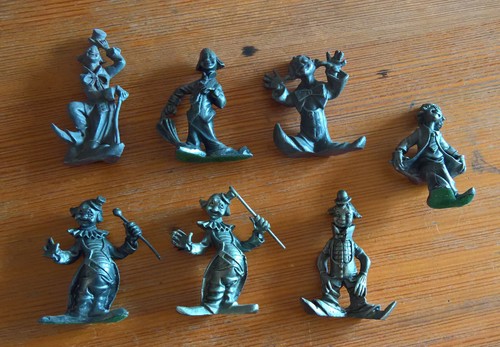 Zinnfigur clowns stück - 7,