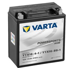 Batterie für Suzuki VS 1400 GLP  93 VARTA TX16-BS-1 / YTX16-BS-1 AGM geschlossen
