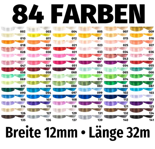 32m 12mm satinband schleife - satinband,