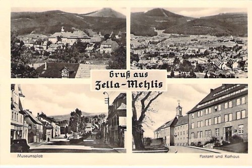 Zella mehlis saale - ak,