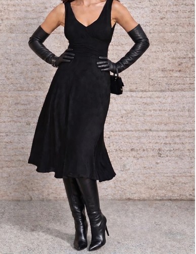Schwarzes cocktailkleid - schwarzes,