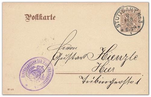 Württemberg ganzsache - württemberg,