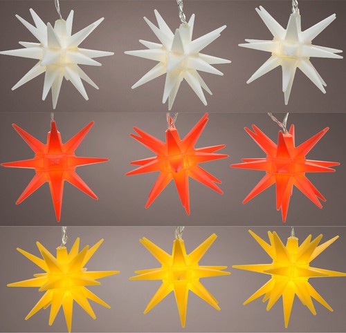 Led sterne weihnachtsstern - led, 3d