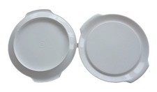 Tupperware 2 x Teller  Kleine Kuchen Pudding Tortenplatte  Servierplatte 27cm