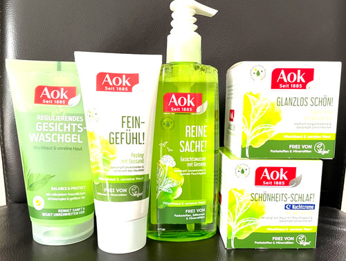 5tlg set aok tagescreme - aok,
