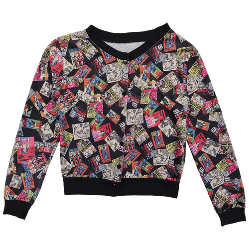 Damen sweat strickjacke - damen,