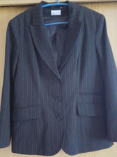 Maria Bellesi Damenblazer L schwarz  mit Nadelstreifen sehr gut erhalten