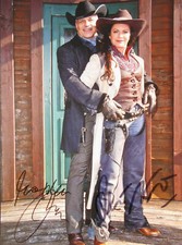 CHRISTINE NEUBAUER & KARSTEN SPECK original signiert – GROSSFOTO !!!