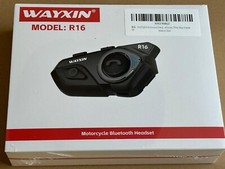 R16 Motorrad Headset Intercom Musik FM IP67 6 Fahrer kompatibel