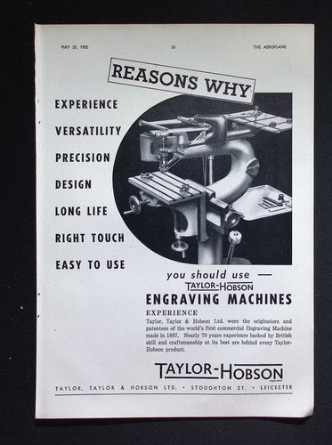 Original 1955 reklame taylor - original,