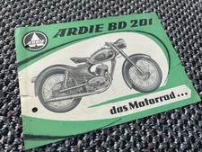 Ardie BD201 das Motorrad Reklame Druck Print Sammler 