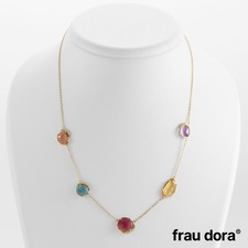 Collier/Kette mit Edelstein