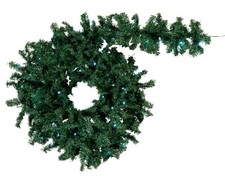 LIVARNO home LED-Tannengirlande Girlande Weihnachtslichterkette kaltweiß 