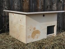 Igelhaus Igelhotel Winterfest Imprägniert/geflammt Rattenklappe Labyrintheingang