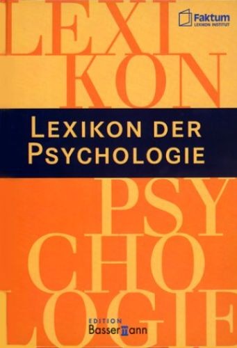 Lexikon der psychologie - lexikon,